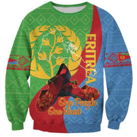 Personalised Eritrea Independence Day Sweatshirt Shida Shoes One People One Heart