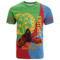 Personalised Eritrea Independence Day T Shirt Shida Shoes One People One Heart