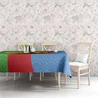 Personalised Eritrea Independence Day Tablecloth Shida Shoes One People One Heart