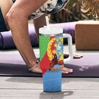 Personalised Eritrea Independence Day Tumbler With Handle Shida Shoes One People One Heart