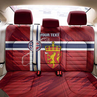 Custom Norway Football Back Car Seat Cover Come On Kongeriket Norge