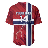 Custom Norway Football Baseball Jersey Come On Kongeriket Norge