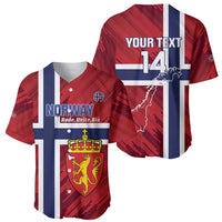 Custom Norway Football Baseball Jersey Come On Kongeriket Norge