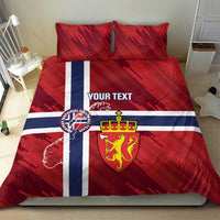 Custom Norway Football Bedding Set Come On Kongeriket Norge
