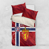 Custom Norway Football Bedding Set Come On Kongeriket Norge