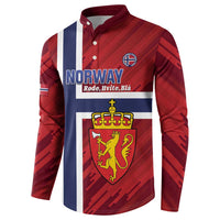 Custom Norway Football Button Sweatshirt Come On Kongeriket Norge