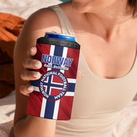 Custom Norway Football 4 in 1 Can Cooler Tumbler Come On Kongeriket Norge