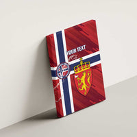 Custom Norway Football Canvas Wall Art Come On Kongeriket Norge