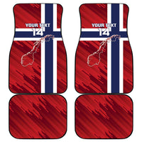 Custom Norway Football Car Mats Come On Kongeriket Norge