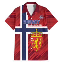 Custom Norway Football Family Matching Mermaid Dress and Hawaiian Shirt Come On Kongeriket Norge