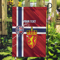 Custom Norway Football Garden Flag Come On Kongeriket Norge