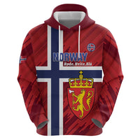 Custom Norway Football Hoodie Come On Kongeriket Norge