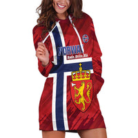 Custom Norway Football Hoodie Dress Come On Kongeriket Norge