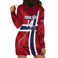 Custom Norway Football Hoodie Dress Come On Kongeriket Norge