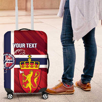 Custom Norway Football Luggage Cover Come On Kongeriket Norge