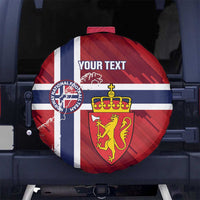 Custom Norway Football Spare Tire Cover Come On Kongeriket Norge