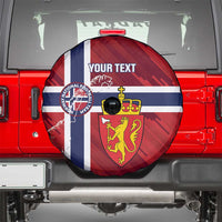 Custom Norway Football Spare Tire Cover Come On Kongeriket Norge