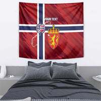 Custom Norway Football Tapestry Come On Kongeriket Norge
