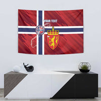 Custom Norway Football Tapestry Come On Kongeriket Norge