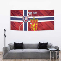 Custom Norway Football Tapestry Come On Kongeriket Norge