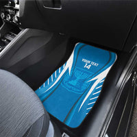 Custom Israel Football Car Mats Come On Sky Blue and Whites