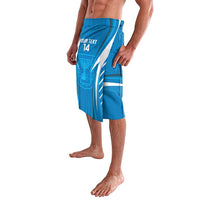 Custom Israel Football Lavalava Come On Sky Blue and Whites