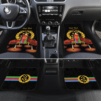 Custom Eritrea Martyrs' Day Car Mats 20 June Shida Shoes With Candles - Black - Wonder Print Shop