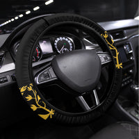 Eritrea Martyrs' Day Steering Wheel Cover 20 June Shida Shoes With Candles - Black - Wonder Print Shop