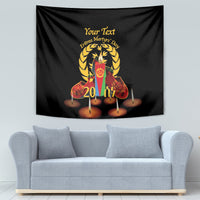 Custom Eritrea Martyrs' Day Tapestry 20 June Shida Shoes With Candles - Black - Wonder Print Shop