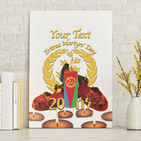 Custom Eritrea Martyrs' Day Canvas Wall Art 20 June Shida Shoes With Candles - White - Wonder Print Shop