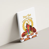 Custom Eritrea Martyrs' Day Canvas Wall Art 20 June Shida Shoes With Candles - White - Wonder Print Shop