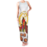 Custom Eritrea Martyrs' Day Family Matching Tank Maxi Dress and Hawaiian Shirt 20 June Shida Shoes With Candles - White - Wonder Print Shop