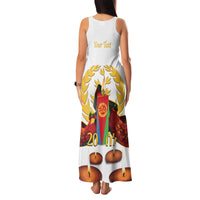 Custom Eritrea Martyrs' Day Family Matching Tank Maxi Dress and Hawaiian Shirt 20 June Shida Shoes With Candles - White - Wonder Print Shop