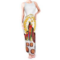 Custom Eritrea Martyrs' Day Tank Maxi Dress 20 June Shida Shoes With Candles - White - Wonder Print Shop
