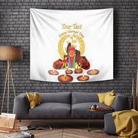 Custom Eritrea Martyrs' Day Tapestry 20 June Shida Shoes With Candles - White - Wonder Print Shop