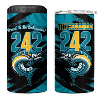 The Bahamas 242 Day 4 in 1 Can Cooler Tumbler Bahamian Independence Anniversary