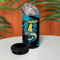 The Bahamas 242 Day 4 in 1 Can Cooler Tumbler Bahamian Independence Anniversary