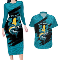 The Bahamas 242 Day Couples Matching Long Sleeve Bodycon Dress and Hawaiian Shirt Bahamian Independence Anniversary