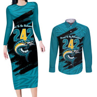 The Bahamas 242 Day Couples Matching Long Sleeve Bodycon Dress and Long Sleeve Button Shirt Bahamian Independence Anniversary