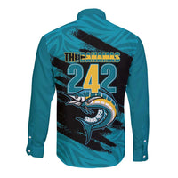 The Bahamas 242 Day Long Sleeve Button Shirt Bahamian Independence Anniversary