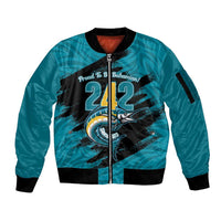 The Bahamas 242 Day Sleeve Zip Bomber Jacket Bahamian Independence Anniversary