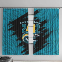 The Bahamas 242 Day Window Curtain Bahamian Independence Anniversary