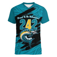 The Bahamas 242 Day Women V-Neck T-Shirt Bahamian Independence Anniversary