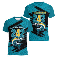 The Bahamas 242 Day Women V-Neck T-Shirt Bahamian Independence Anniversary