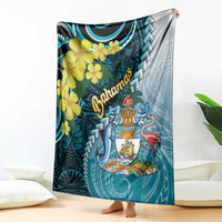 The Bahamas Blanket Bahamian Buttercup Polynesian Pattern