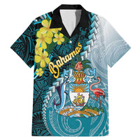 The Bahamas Family Matching Mermaid Dress and Hawaiian Shirt Bahamian Buttercup Polynesian Pattern