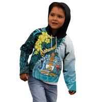 The Bahamas Kid Hoodie Bahamian Buttercup Polynesian Pattern