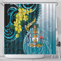 The Bahamas Shower Curtain Bahamian Buttercup Polynesian Pattern