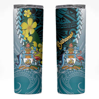 The Bahamas Skinny Tumbler Bahamian Buttercup Polynesian Pattern