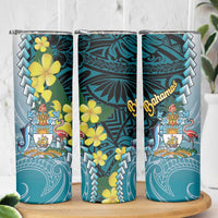 The Bahamas Skinny Tumbler Bahamian Buttercup Polynesian Pattern